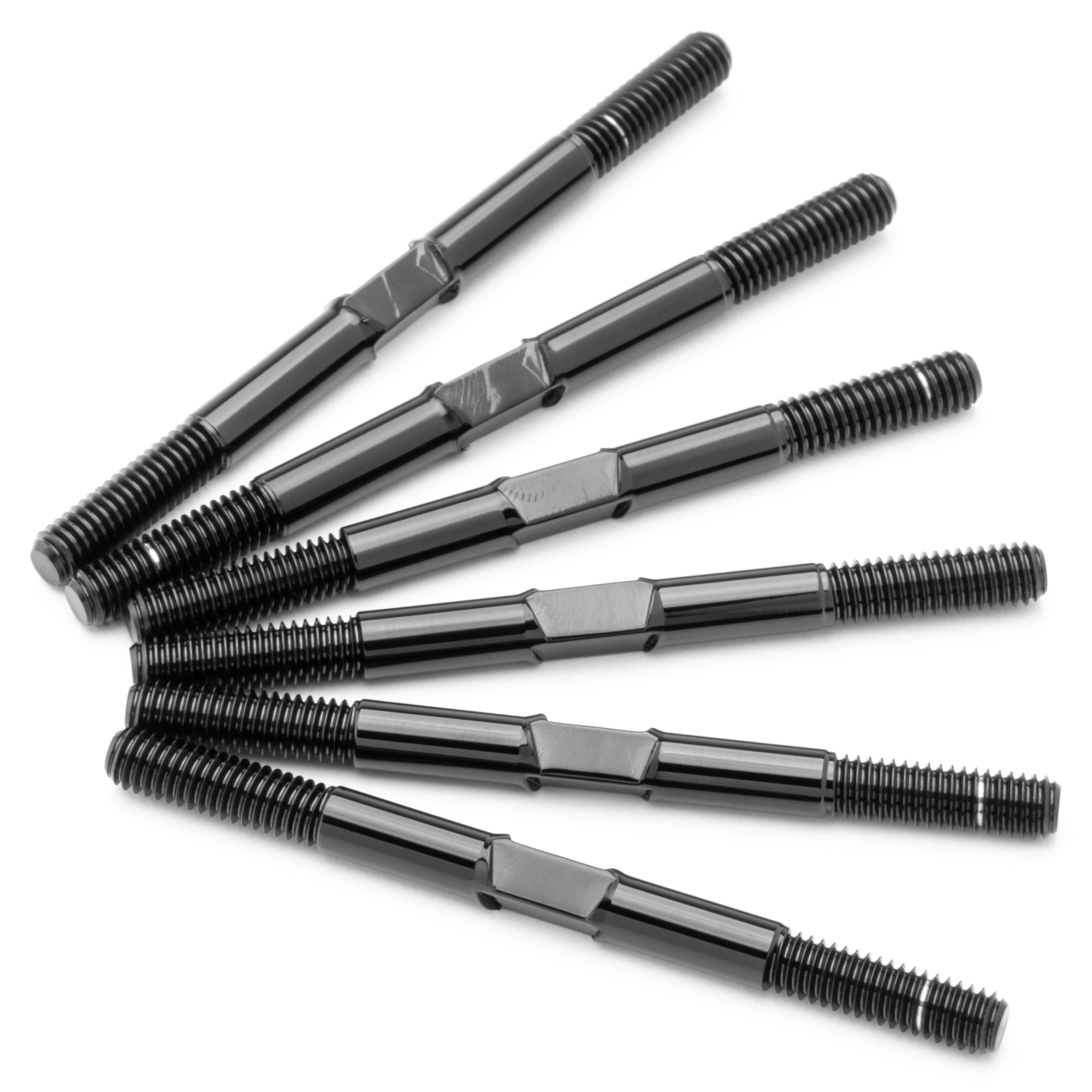 1up Racing Pro Duty Turnbuckles - Hand Polished Black Nitride 